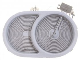 Ceramic Heater Element - 10 57411 504 17466100a00012 Double-circuit Radiant Heater 2000w Oval [Midea]