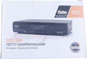 Fuba Sat-bk + Aerial Technique - Ods 350 29442008 Sat-receiver Receiver Dvb-s2 Hdtv Dvb-s2 Black