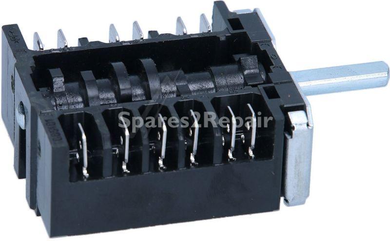 Mode Select Switch - 163100005 C00916562 6 Position Function Selector Switch [Arcelik]