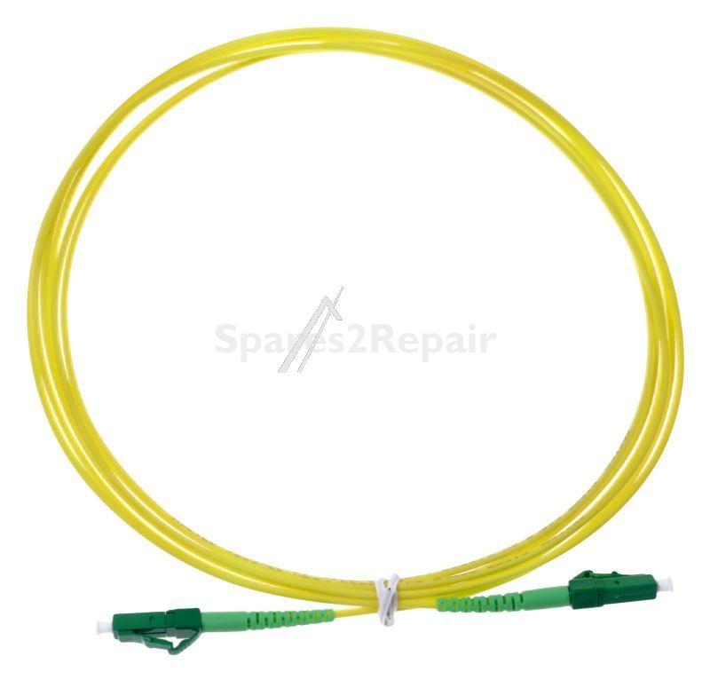 Logilink Optical Plug/optical Plug - Fibre Simplex Patch Cord, Os2 Sm G.657.a2, Lc-apc To Lc-apc, 2 M