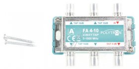 Polytron Aerial Distributor - Fa 4- 10 F-tap 5-1000 Mhz, 4-way, 10 Db