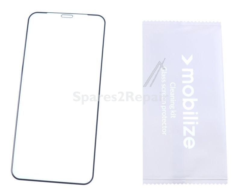 Mobilize Display Protective Film - 49028 Mobilize Glass Screen Protector - Black Frame - Apple Iphone X-xs-11 Pro