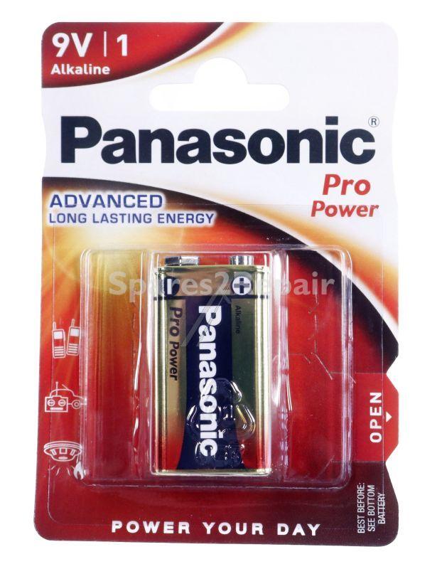 Panasonic 1604d Alkaline Batteries - 6lr61ppg-1bp Pro Power Alkaline Battery 9v Block