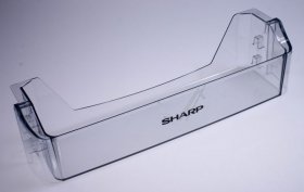 Lower Refrigerator Door - 42196622 Bottle Shelf -140bxd(trans wh-gray)sharp [Vestel]