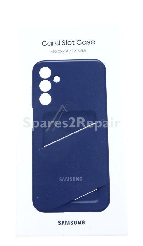 Samsung Leather Bag Gsm - Ef-oa156tbegww Samsung Card Slot Housing For Galaxy A15-a15 5g Blue Black