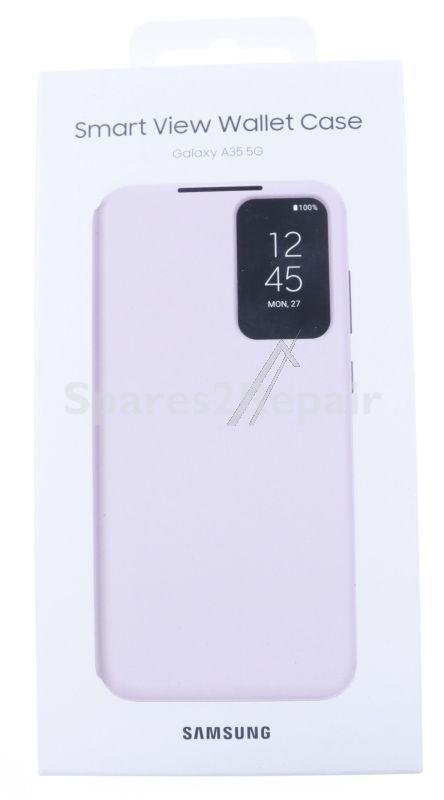 Samsung Leather Bag Gsm - Ef-za356cvegww Samsung Smart View Wallet Case For Galaxy A35 Lavender