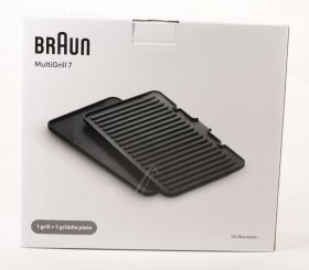 Delonghi Grill Base - Brsk003 Set Of Grill+griddle Plates Cg70
