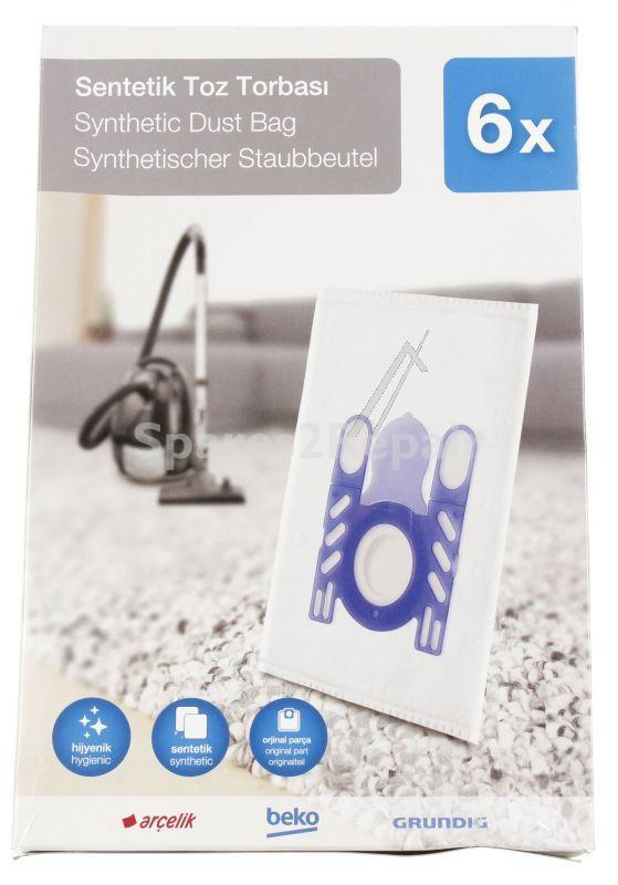 Vacuum Cleaner Bags - 9197060557 C00943667 Sms Filter Kanguru (6er-box) [Arcelik]
