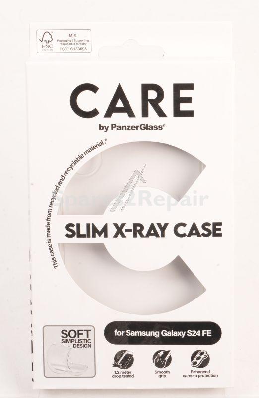 Panzerglass Leather Bag Gsm - 1963 Care By Panzerglass Fashionable Case Transparent X-ray Soft Basic Samsung S24 Fe
