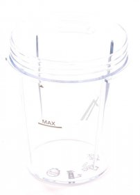 Saeco Mixer - Blender Bowl - 642001008729 300ml Tumbler Glass Transparent