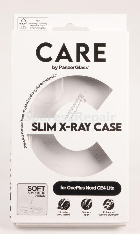 Panzerglass Leather Bag Gsm - 1972 Care By Panzerglass Fashionable Case Transparent X-ray Soft Basic Oneplus Nord Ce4 Lite