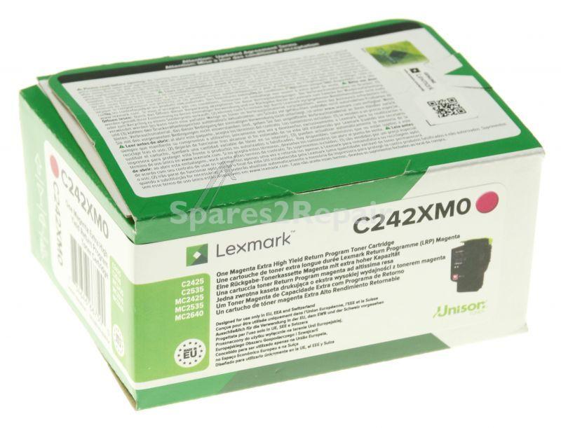 Lexmark Toner Cartridge - C242xm0 Toner Cartridge Magenta 3 5k