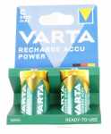 Varta C size - Rechargeable Battery - Hr14 56714101412 Varta Recharge Battery Power C-baby 3000mah Blister 2