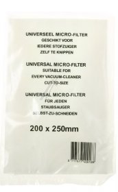 Compatible Vacuum Cleaner Filter - Universal Microfilter 200x250mm