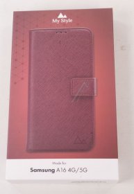 Mystyle Leather Bag Gsm - 80072 My Style Flex Wallet For Samsung Galaxy A16 4g-5g Bordeaux