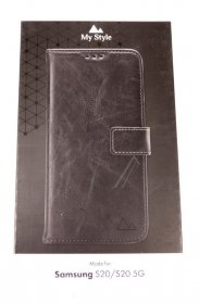 Mystyle Leather Bag Gsm - 25930 My Style Flex Wallet For Samsung Galaxy S20-s20 5g Black