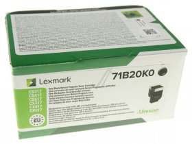 Lexmark Toner Cartridge - 71b20k0 Toner Cartridge Black 3k