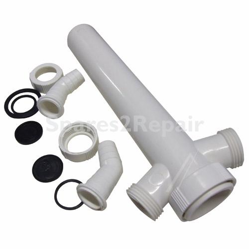 Siphon - Adjustable Drain Tube White 1 X40mm Length 250mm