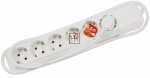 Brennenstuhl Six-way Trailing Socket - Eco-line Six-way Trailing Socket, White, 1,5m