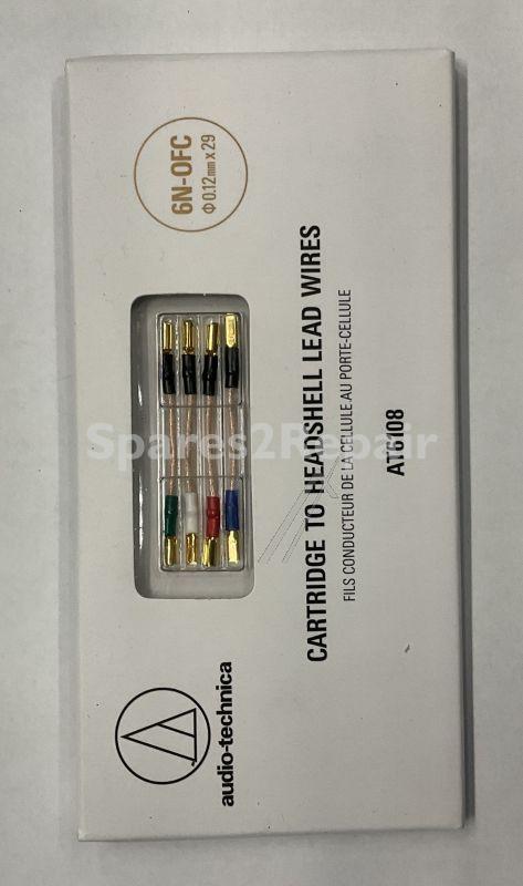 Audio Technica Cable/plugs/adapter - At6108 6n-ofc Cartridge Headshell Connection Wires