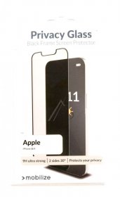 Mobilize Display Protective Film - 58260 Mobilize Privacy Glass Display Protection - Black Frame - For Apple Iphone 16e