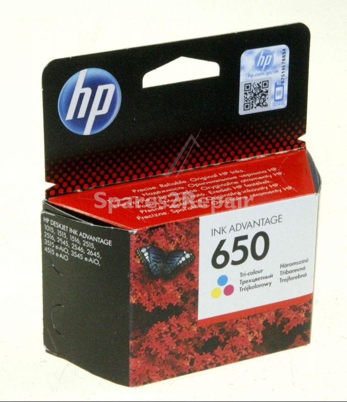 Hewlett Packard Cartridge - 650 Cz102ae Ink Cartidges Cmy