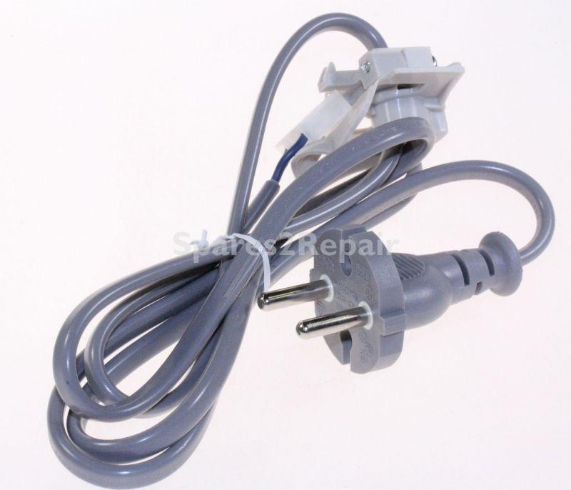 Mains Power Lead - Kw696433 Power Cable Assembly Gray Eu Plug Kmc500-kmm750 [Delonghi]