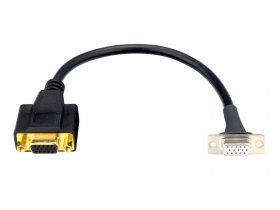 Inakustik Vga-plug Female - Premium Vga Douple Coupling Sub-d 15p. (f)  (f), 25 Cm