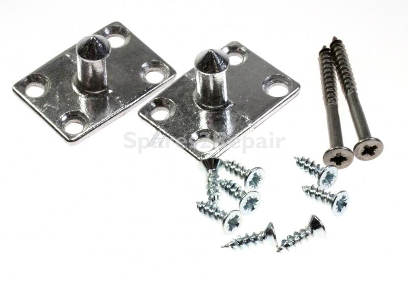 Smeg Door Hinges - 697450375 Solid Wood Fixing Assembly