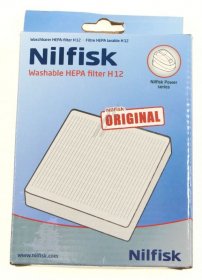 Nilfisk Vacuum Cleaner Filter - 147 1250 700 Hepa Filter Washable Power