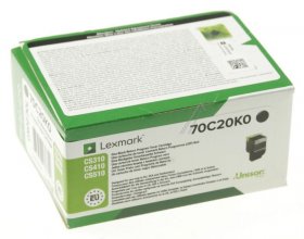 Lexmark Toner Cartridge - 702k 70c20k0 Toner Black 1k