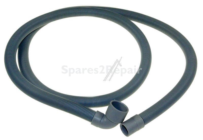 Tp Reflex Outlet Pipe - 1 8m Universal Drain Hose Right Angle Fit 21mm And 29mm