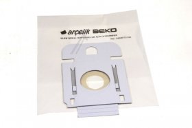 Vacuum Cleaner Bags - 3298070100 C00921272 Paper Bag (s-680-1-2-4-6-8 Y li) White [Arcelik]