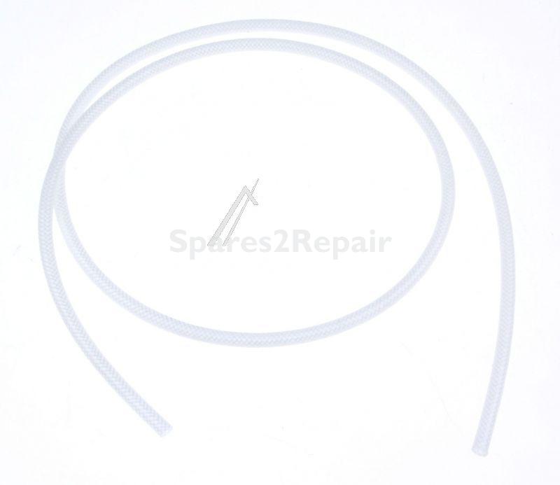 Saeco Connecting Hose For Coffee Machines - 16000170 996530009478 White Braided Silicone Hose 3x6 On Roll