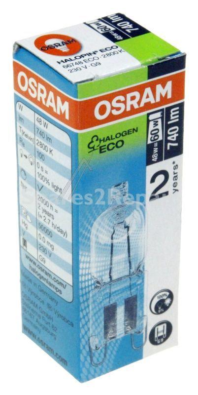 Osram G9 Halogen Lamps - G9 66748 Eco 230v-48w Halopin Eco (osram)