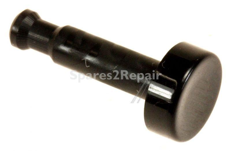 Key Button - 8018715 Button 13126-433 L-17mm Black [Amica]