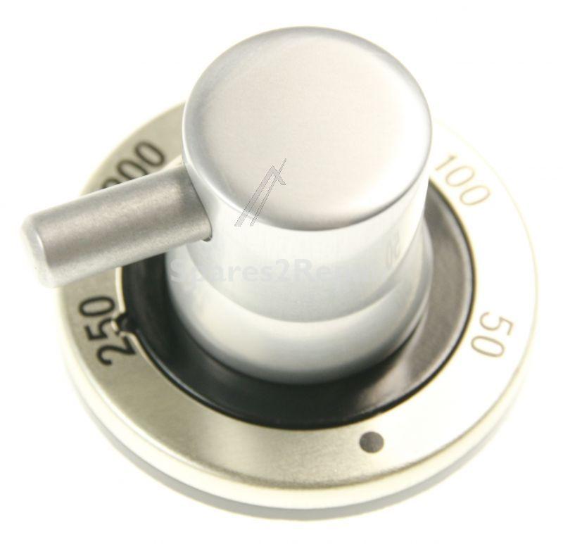 Ilve Termostat-button - Temperature Control Knob Black--inox