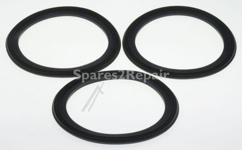 Sealing Materials - Kw716034 Seal - Blade Assembly - Dark Grey (pack 3) [Delonghi]