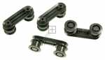 Roller For Dishwasher Basket - 4055260790 Wheel Support Kit Dark Grey 4 [Electrolux Aeg]