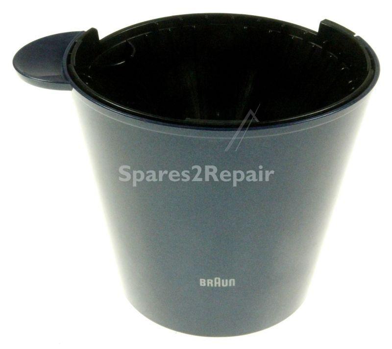 Braun Coffee Funnel - 3112660 63112660 Filter Complete Pearl-blue Kf147