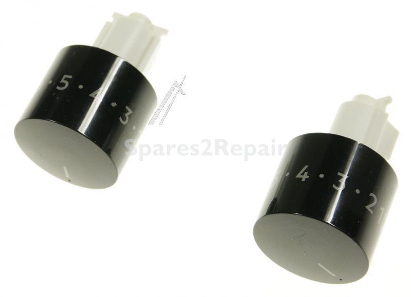 Control Knobs - 140056184058 Knob Energy Regulator Black 9- [Electrolux Aeg]
