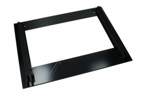 Oven outer Door - 140071069276 Front Glass Mat Black 592x463mm [Electrolux Aeg]