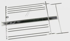 Hisense Gorenje Telescopic Slideout Oven Grills - 445838 Guides 60 Full Ext one Level Rassy