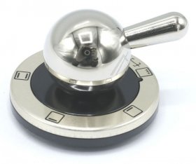 Ilve Button - Oven Switch Knob - Black-chrome