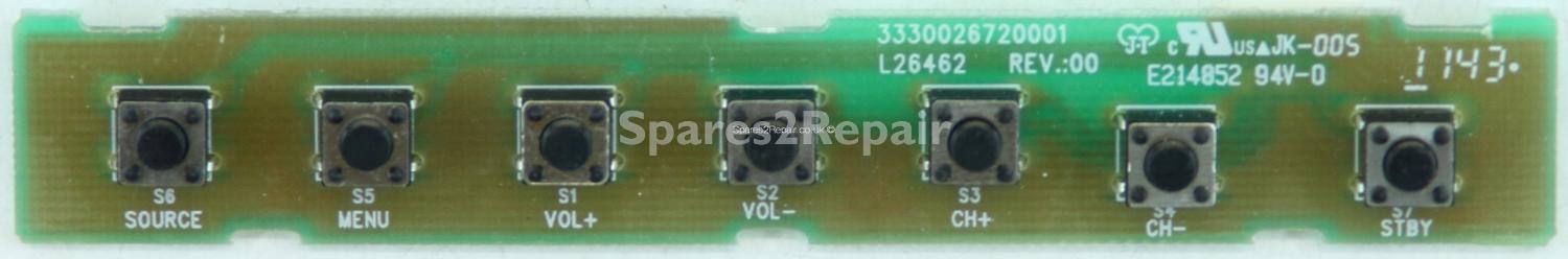 Baird JO32BAIRD - Buttons - 3330026720001 - REV:00 - L26462 (Without Plastic)