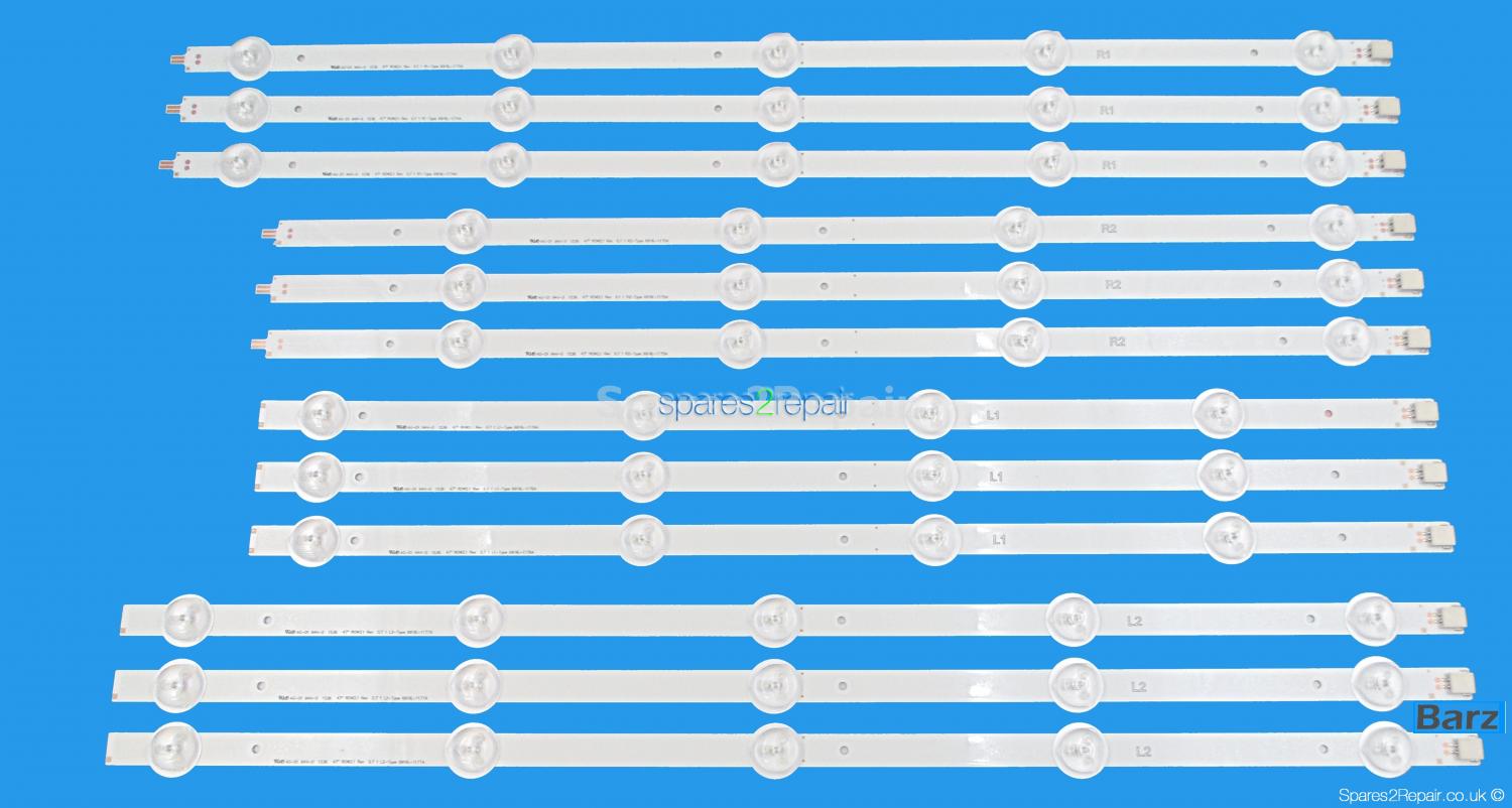 LG 47 inch Full LED Backlight Array - LC470DUE SF - AGF78180201 - 6916L-1359A - 6916L-1360A - 6916L-1361A - 6916L-1362A