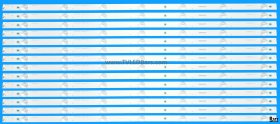 Barz LED Backlight Array Sharp 70CL1K-P 70CL5KA 70" JE695R3HB9L4 RF-BS700009SF30-0701 14pcs
