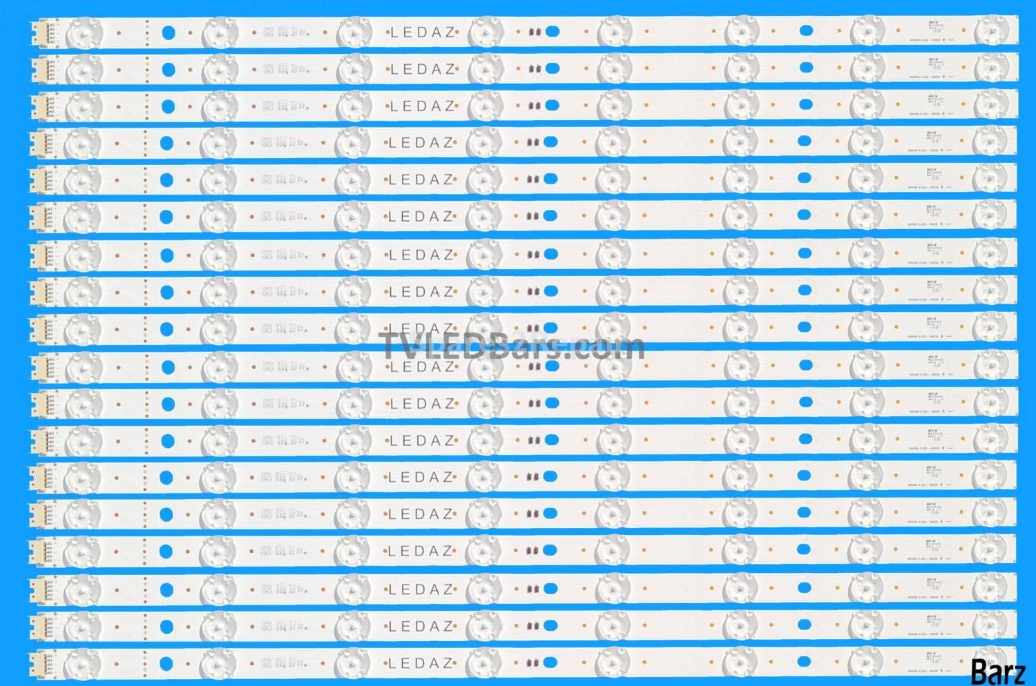 LG LED Backlight Array LG AGM76149601 49" HC490DQB-SLUA1 SSC_SlimDRT_49SK85(36B)_S 18pcs