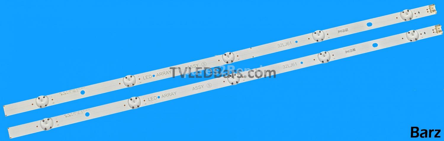 LG LED Backlight Array LG AGF79018601 AGF79018602 AGF79018603 32" SSC_32LJ61_HD / SSC_32LJ61_BOE(FHD) / 32LK61 2pcs