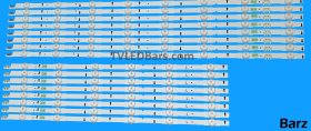 Barz LED Backlight Array Samsung BN96-30435A + BN96-30436A 65" D4GE-650DCA-R2 + D4GE-650DCB-R2 16pcs